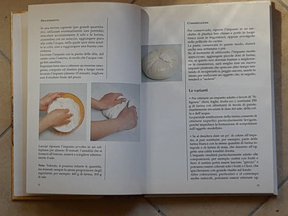 COME CREARE OGGETTI DA ARREDAMENTO IN PASTA SALATA. ELISABETTA NASCIMBENI. DE VECCHI EDITORE. RISTAMPA 1996.