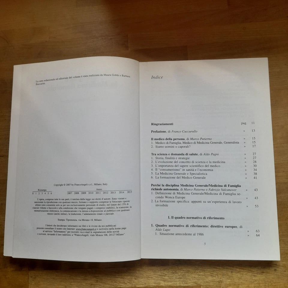 INSEGNARE LA MEDICINA GENERALE. MARCO PATIERNO. FRANCO ANGELI EDITORE 2007. COLLANA: SALUTE E SOCIETÀ.