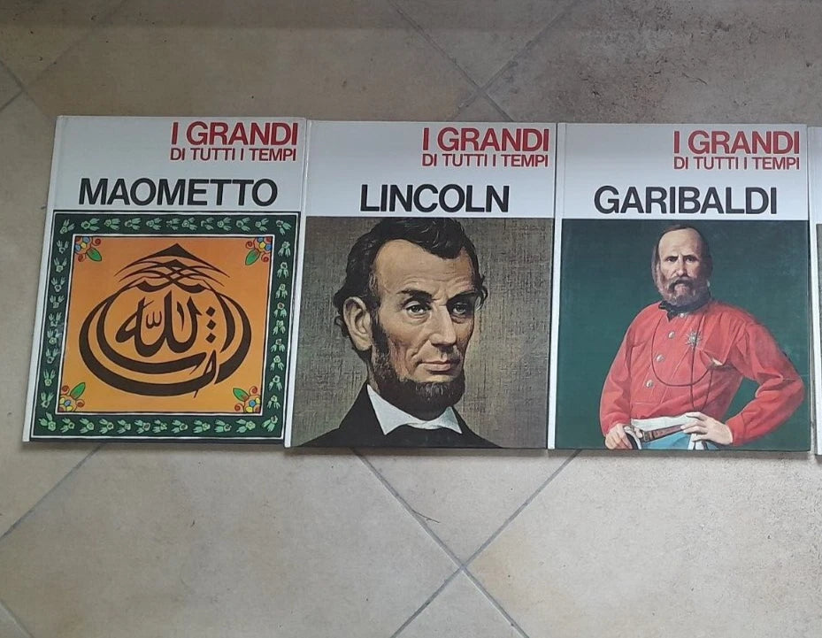 I GRANDI DI TUTTI I TEMPI. 19 VOLUMI. AA.VV. PERIODICI MONDADORI. ANNI '60. RISTAMPE.