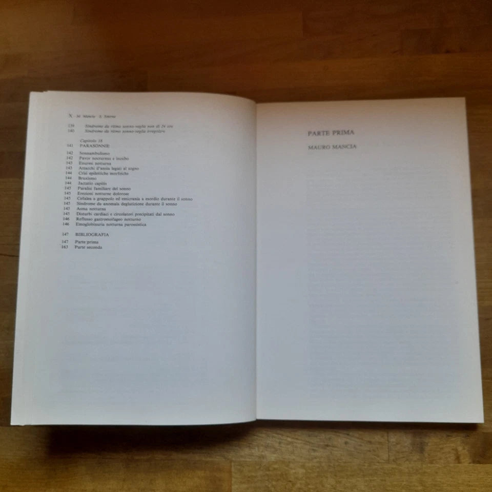 IL SONNO E I SUOI DISTURBI. FISIOLOGIA, CLINICA E TERAPIA. MAURO MANCIA - SALVATORE SMIRNE. RAFFAELLO CORTINA EDITORE 1985. COLLANA: SYNTHESIS.