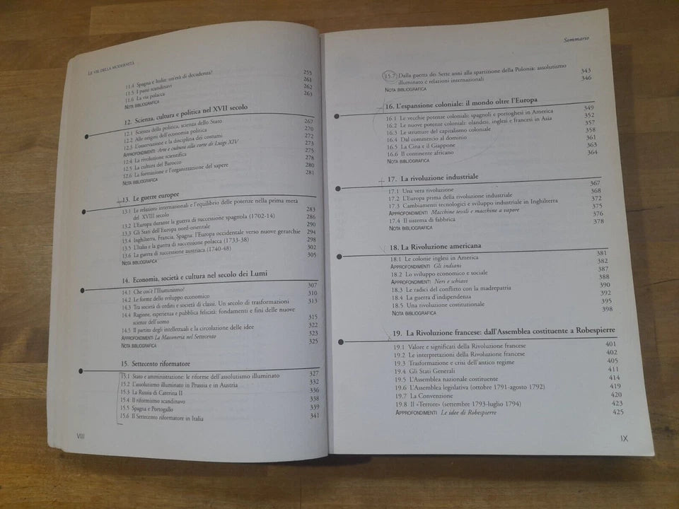 LE VIE DELLA MODERNITA’. AURELIO MUSI. SANSONI EDITORE. COLLANA: BIBLIOTECA APERTA - MANUALI E MATERIALI PER L'UNIVERSITA'. SESTA EDIZIONE SANSONI, APRILE 2008.