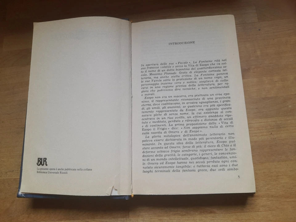 FAVOLE. ESOPO I GRANDI CLASSICI DELLA FIABA. FABBRI EDITORE. RISTAMPA 2002.