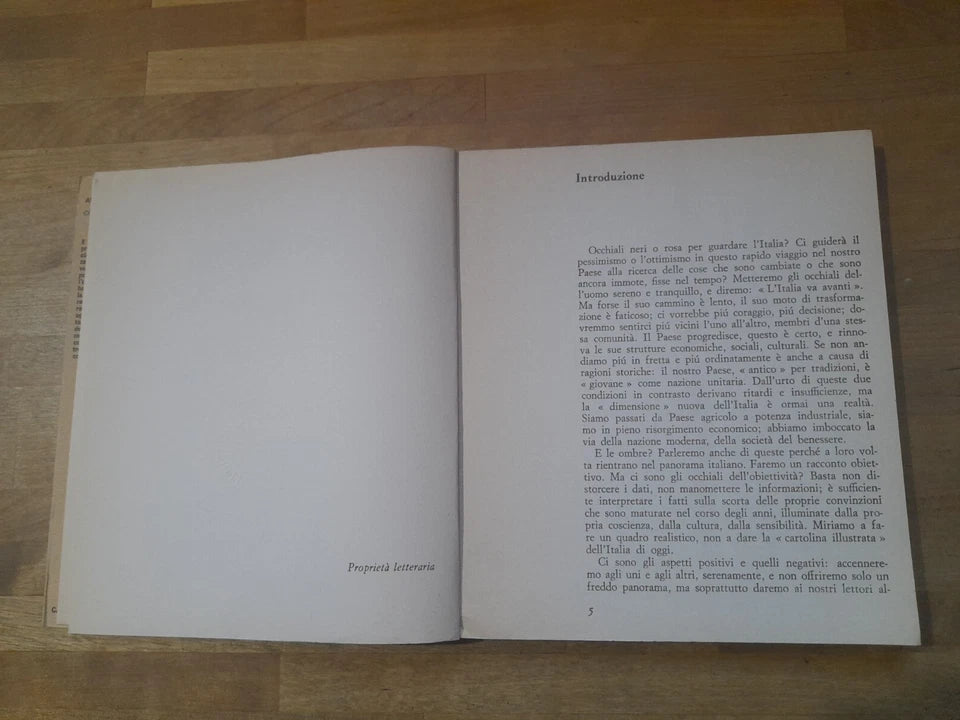 COME SI VIVE IN ITALIA OGGI. ANTONIO SPINOSA. CAPPELLI EDITORE. RISTAMPA 1969. COLLANA: IO SO TU SAI.