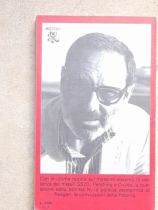 USA-URSS I GIGANTI MALATI. ALBERTO RONCHEY. RIZZOLI EDITORE. 1° EDIZIONE BUR, GENNAIO 1982. COLLANA: BUR RIZZOLI 463.