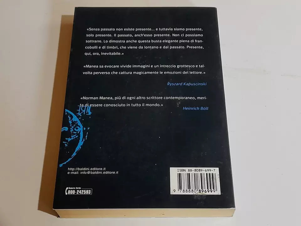 LA BUSTA NERA. NORMAN MANEA. BALDINI & CASTOLDI EDITORI. RISTAMPA 1999. ROMANZI E RACCONTI 168.