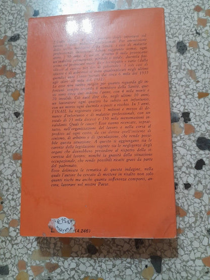 LA MORTE OPERAIA. RENZO RICCHI. GUARALDI EDITORE. COLLANA: FC/25. RISTAMPA 1974.
