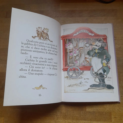 CICHITA LA SCIMMIA PARLANTE. GIUSEPPE PONTIGGIA. GIUNTI LISCIANI EDITORI. RISTAMPA  1992. COLLANA: C'ERA NON C'ERA.