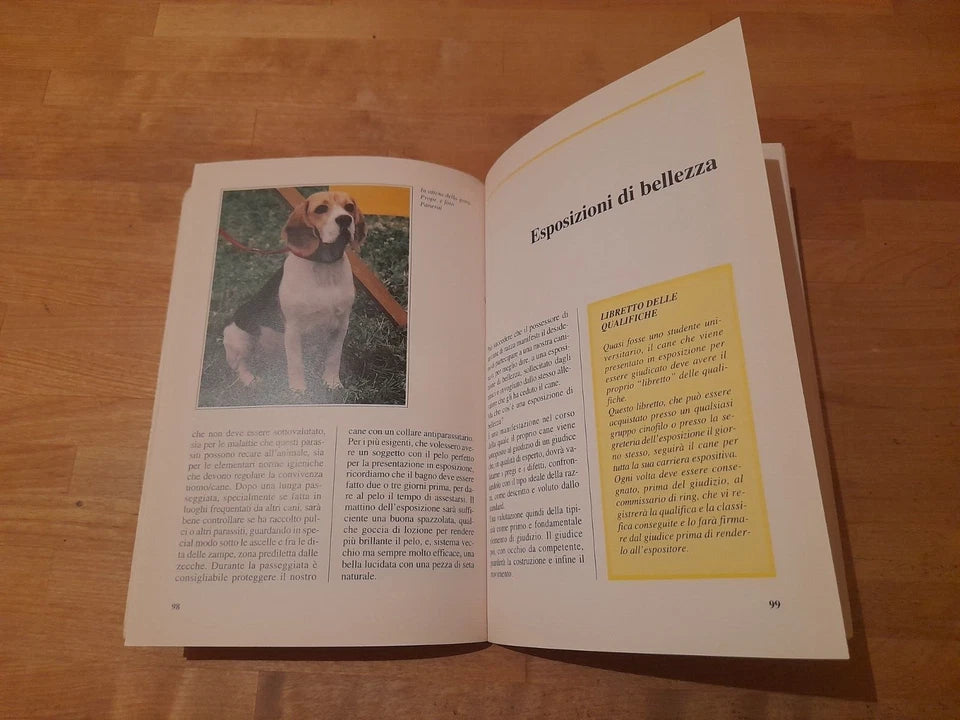 IL BEAGLE. ERNESTO & GIOVANNA CAPRA. DE VECCHI EDITORE, 1996. COLLANA: CANI DI RAZZA.