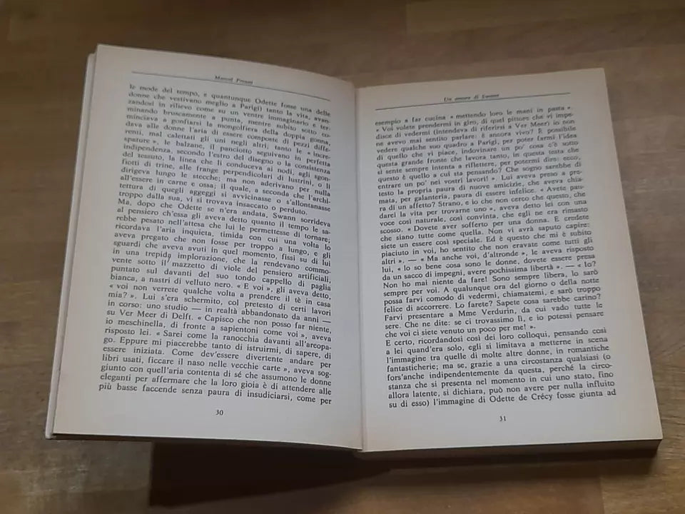 UN AMORE DI SWANN. MARCEL PROUST. DE AGOSTINI EDITORE. COLLANA: CAPOLAVORI DELLA NARRATIVA. RISTAMPA 1982.