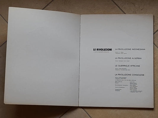 LE RIVOLUZIONI IN INDONESIA E IN AFRICA. AA.VV. FABBRI EDITORI. 1° EDIZIONE 1975. COLLANA: LE RIVOLUZIONI.
