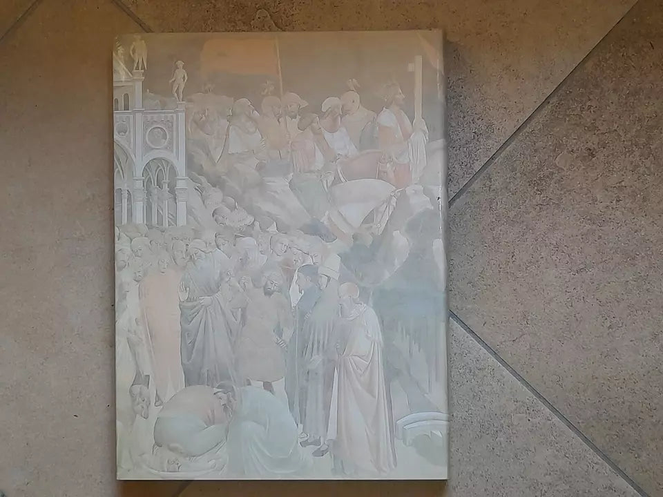 PITTURA MURALE IN ITALIA DAL TARDO DUECENTO AI PRIMI DEL QUATTROCENTO. MINA GREGORI. EDIZIONE FUORI COMMERCIO RISERVATA AL GRUPPO SAN PAOLO, OTTOBRE 1995. COLLANA: PITTURA MURALE IN ITALIA.