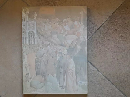 PITTURA MURALE IN ITALIA DAL TARDO DUECENTO AI PRIMI DEL QUATTROCENTO. MINA GREGORI. EDIZIONE FUORI COMMERCIO RISERVATA AL GRUPPO SAN PAOLO, OTTOBRE 1995. COLLANA: PITTURA MURALE IN ITALIA.