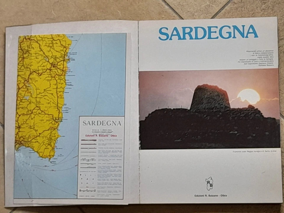 SARDEGNA. EDIZIONI BALZANO - OLBIA, 1985. AA.VV. 275 TAVOLE A COLORI.