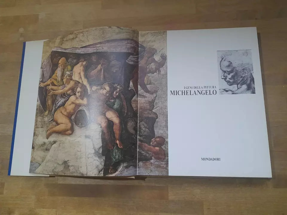 MICHELANGELO. MARIA LUISA RIZZATTI. MONDADORI EDITORE. COLLANA: I GENI DELLA PITTURA. RISTAMPA 1980.