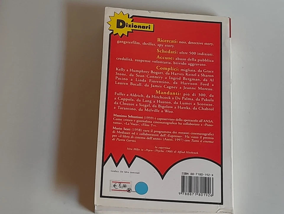 DELITTO PER DELITTO. MASSIMO SEBASTIANI -  MARIO SESTI. LINDAU EDITORE. 1° EDIZIONE 1998. COLLANA: DIZIONARI 1.