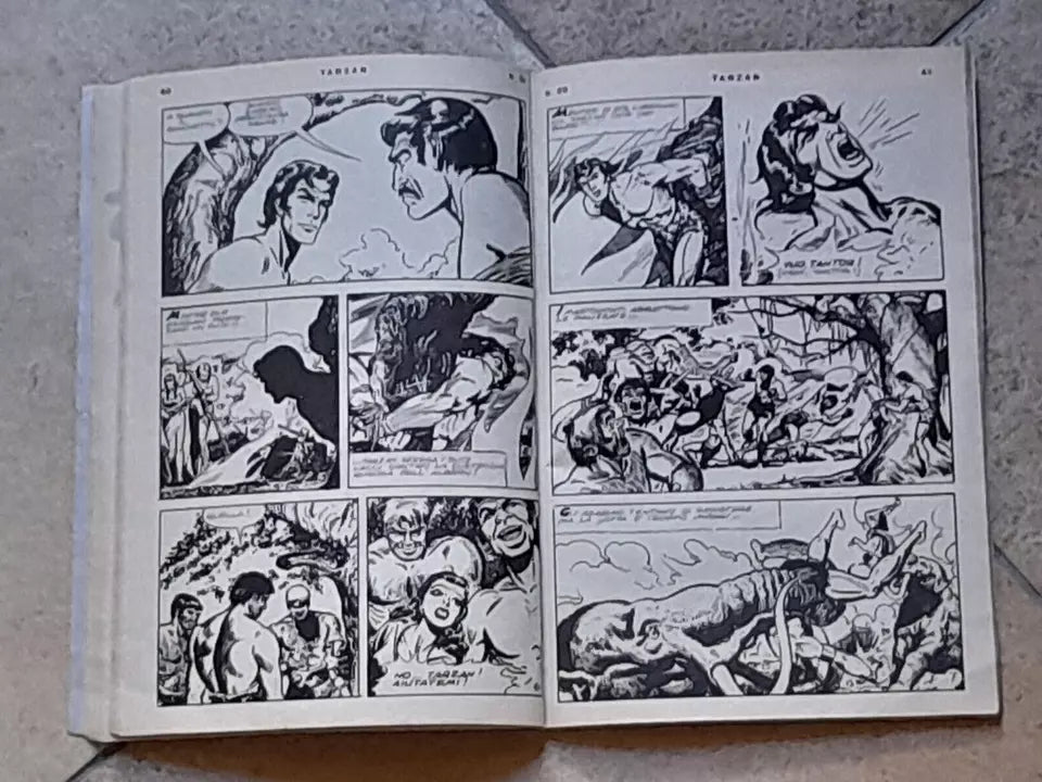 TARZAN. IL RITORNO. PERIODICO QUINDICINALE N°59. 1° DICEMBRE 1972. EDGAR RICE BURROUGHS. EDITRICE CINISIO.