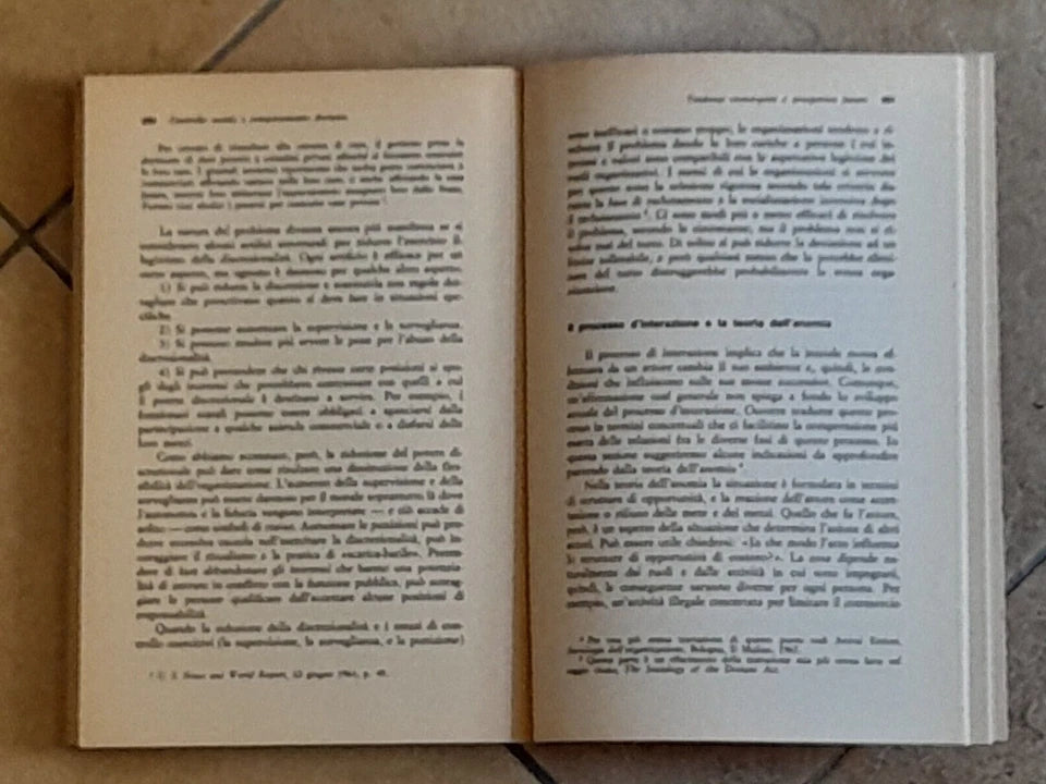 CONTROLLO SOCIALE E COMPORTAMENTO DEVIANTE. ALBERT K. COHEN. SOCIETA' EDITRICE IL MULINO 1975. COLLANA: SERIE DI SOCIOLOGIA.