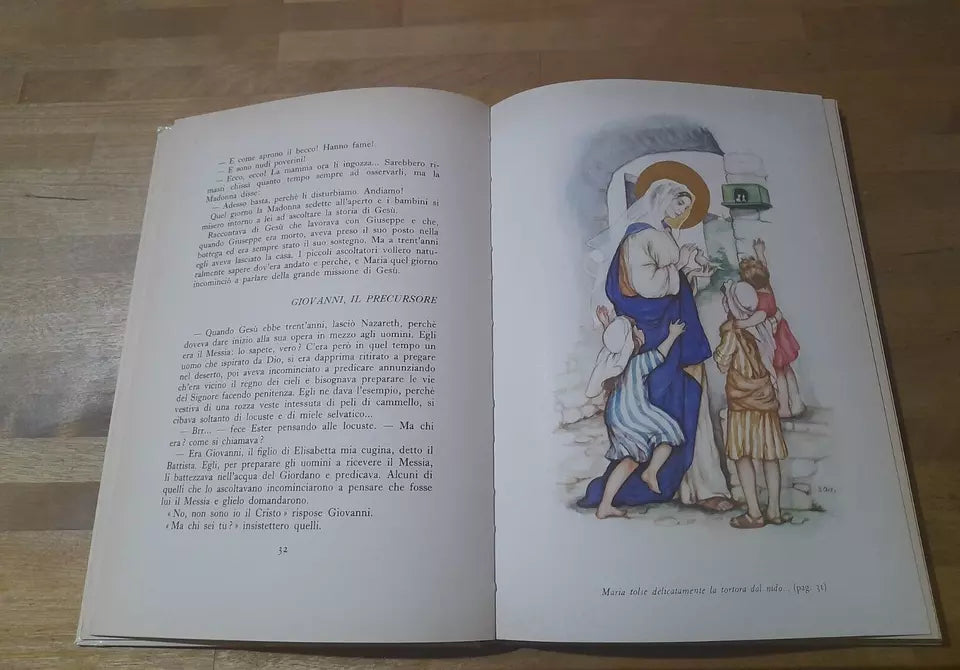 QUANDO LA MADONNA RACCONTAVA ... GRAZIELLA AJMONE. EDITRICE LA SCUOLA. VI EDIZIONE 1972. COLLANA: FIORI DI LUCE.