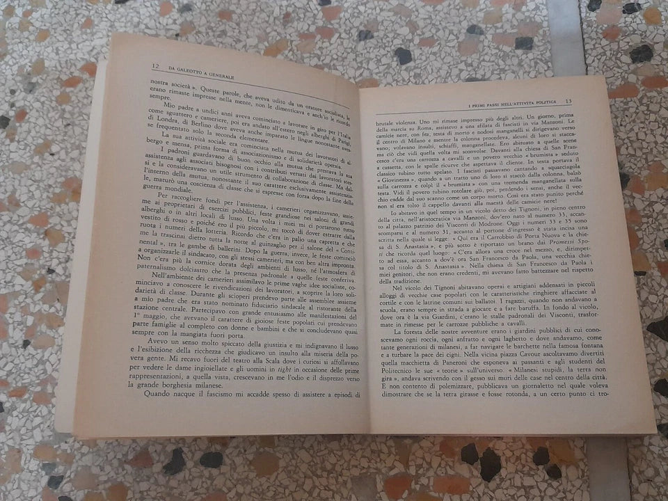 DA GALEOTTO A GENERALE. ALESSANDRO VAIA. TETI EDITORE 1977. PREFAZIONE DI LUIGI LONGO. COLLANA: STUDI E DOCUMENTI. RISTAMPA 1977.