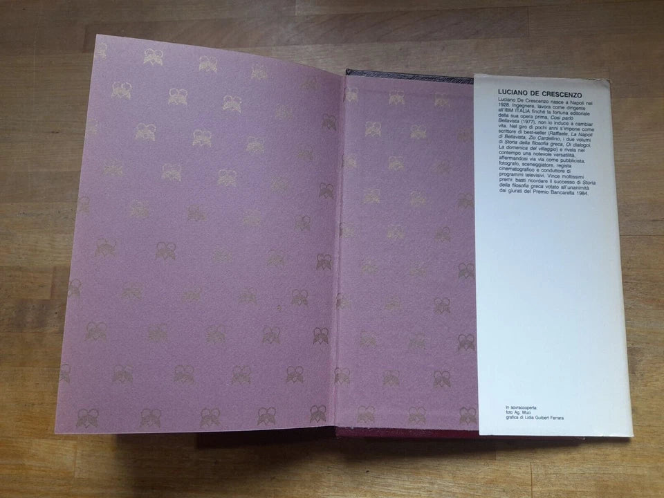 VITA DI LUCIANO DE CRESCENZO SCRITTA DA LUI MEDESIMO. 1° EDIZIONE 1989. CDE SU LICENZA MONDADORI.