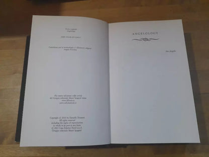 ANGELOLOGY. DANIELLE TRUSSONI. EDITRICE NORD. COLLANA: NARRATIVA 447. RISTAMPA 2011.