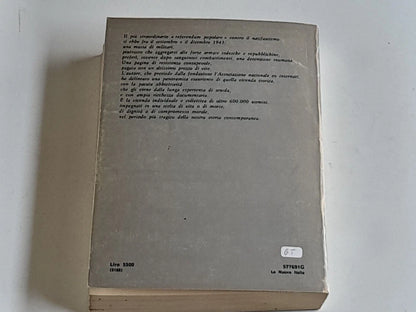 IL LUNGO INVERNO DEI LAGER. DAI CAMPI NAZISTI, TRENT'ANNI DOPO. PARIDE PIASENTI. LA NUOVA ITALIA EDITRICE. 1° EDIZIONE SETTEMBRE 1973.