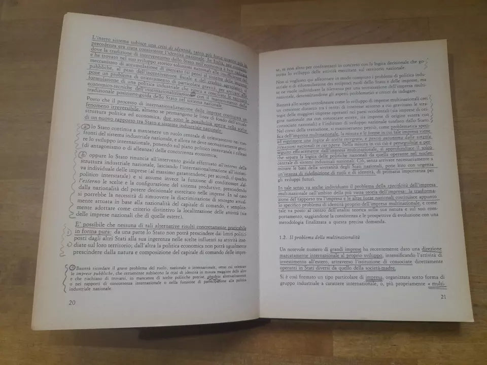 LO SVILUPPO MULTINAZIONALE DELLE IMPRESE INDUSTRIALI. ENZO RULLANI. ETAS KOMPASS. 1° EDIZIONE 1973. COLLANA: ECONOMIA D' IMPRESA /1 - TESTI UNIVERSITARI.