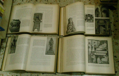 STORIA DELL'ARTE. DINO CAMPINI. 4 VOLUMI. EDIZIONI LIBRARIE ITALIANE-MILANO. ILLUSTRATO. ANNI '60.