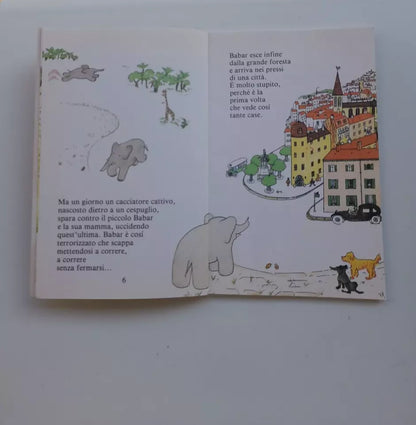STORIA DI BABAR L'ELEFANTINO. JEAN DE BRUNHOFF. LIBRI PER RAGAZZI MONDADORI. 1° EDIZIONE 1991. COLLANA: JUNIOR - 8.