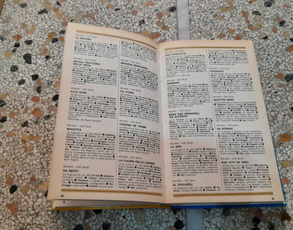 GUIDA DEI RISTORANTI D'ITALIA. AA.VV.  BOLAFFI EDITORE. COLLANA: BOLAFFI GUIDE PER LO SPORT E IL TEMPO LIBERO. 1° EDIZIONE 1975.