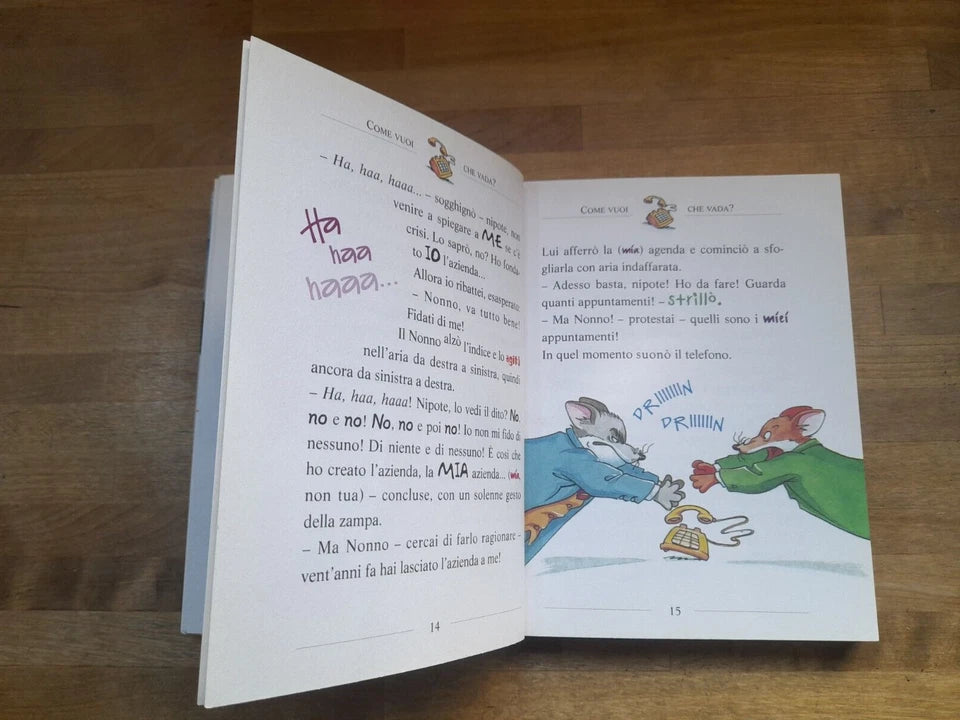 GERONIMO STILTON. UN CAMPER COLOR FORMAGGIO. COLLANA: STORIE DA RIDERE 2. PIEMME JUNIOR EDIZIONI. 1° EDIZIONE 2000.