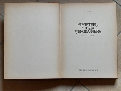 I MISTERI DELLA JUNGLA NERA. EMILIO SALGARI. EDITRICE LE STELLE. RISTAMPA 1975. COLLANA: I LIBRI D'ORO