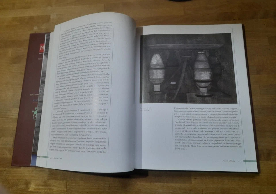 CLAUDIO MASSINI MISTERI E BUGIE. GALLERIA MOdenARTE. ARTE MODERNA E CONTEMPORANEA. 2008.