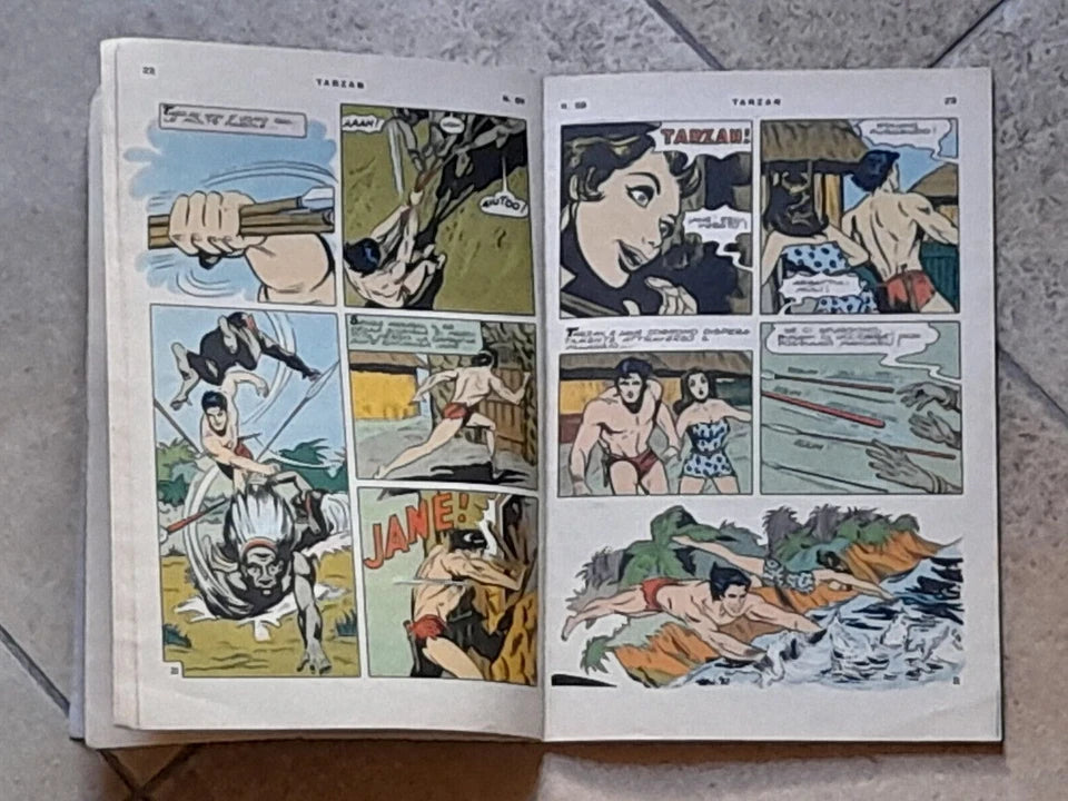 TARZAN. IL RITORNO. PERIODICO QUINDICINALE N°59. 1° DICEMBRE 1972. EDGAR RICE BURROUGHS. EDITRICE CINISIO.