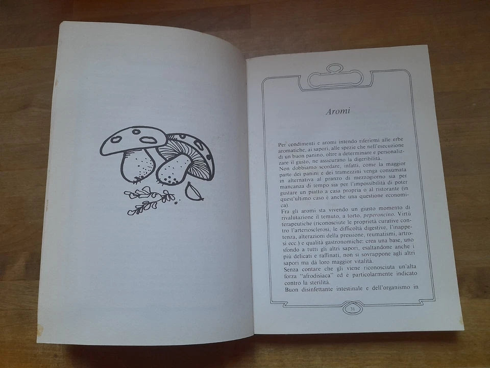 SUPER PANINI. MARIA TERESA BANDERA. DE VECCHI EDITORE 1988. 117 SQUISITE RICETTE PER PANINI, TRAMEZZINI E SANDWICH.