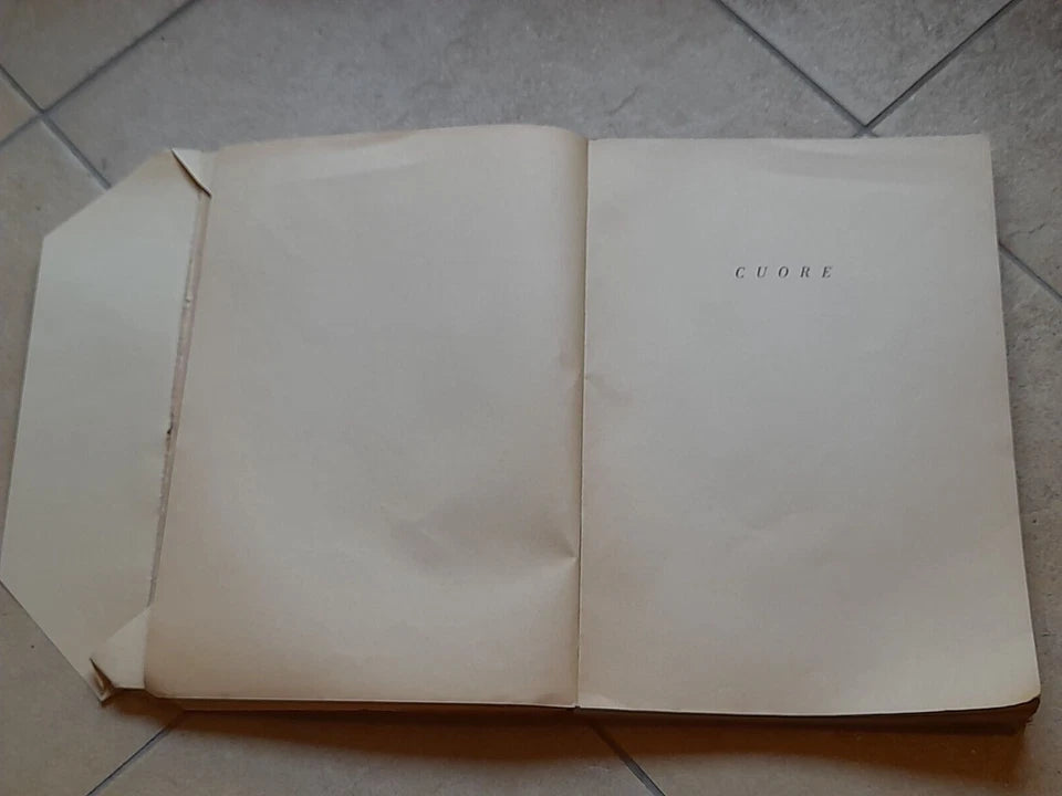 CUORE. EDMONDO DE AMICIS. GARZANTI EDITORE. EDIZIONE PER IL CENTENARIO DELLA NASCITA. 5° EDIZIONE 1952. ILLUSTRAZIONI A COLORI E IN B/N.