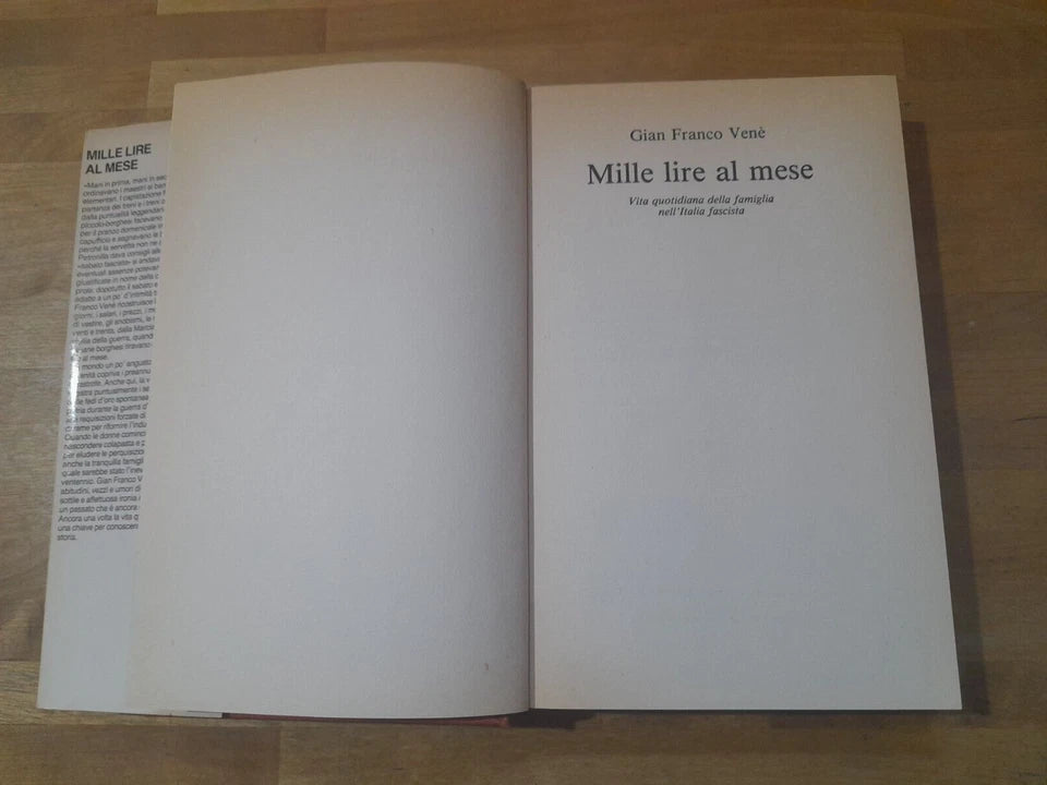 MILLE LIRE AL MESE. GIAN FRANCO VENE'. 6° EDIZIONE CDE SU LICENZA MONDADORI, 1990.