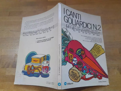 I CANTI GOLIARDICI N.2. ALFREDO CASTELLI. WILLIAMS EDIZIONI. NUOVA EDIZIONE 1974. COLLANA: CABARET.