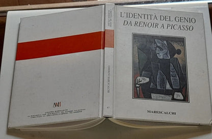 L'IDENTITA' DEL GENIO. DA RENOIR A PICASSO. A CURA DI FRANCO BASILE. EDIZIONI GALLERIA MARESCALCHI - BOLOGNA. COLLANA: "I MAESTRI 47". 1° EDIZIONE SETTEMBRE 1995.