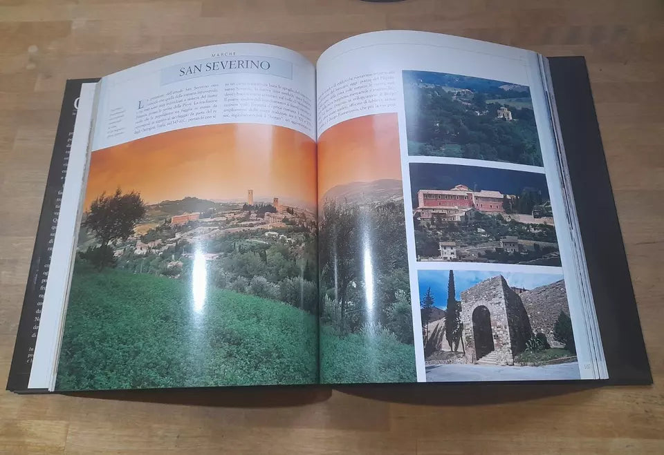 CITTA' D'ARTE IN ABRUZZO, MARCHE E ROMAGNA. SERIE: BANCA POPLARE DELL'ADRIATICO. RISTAMPA 2002. AA.VV.