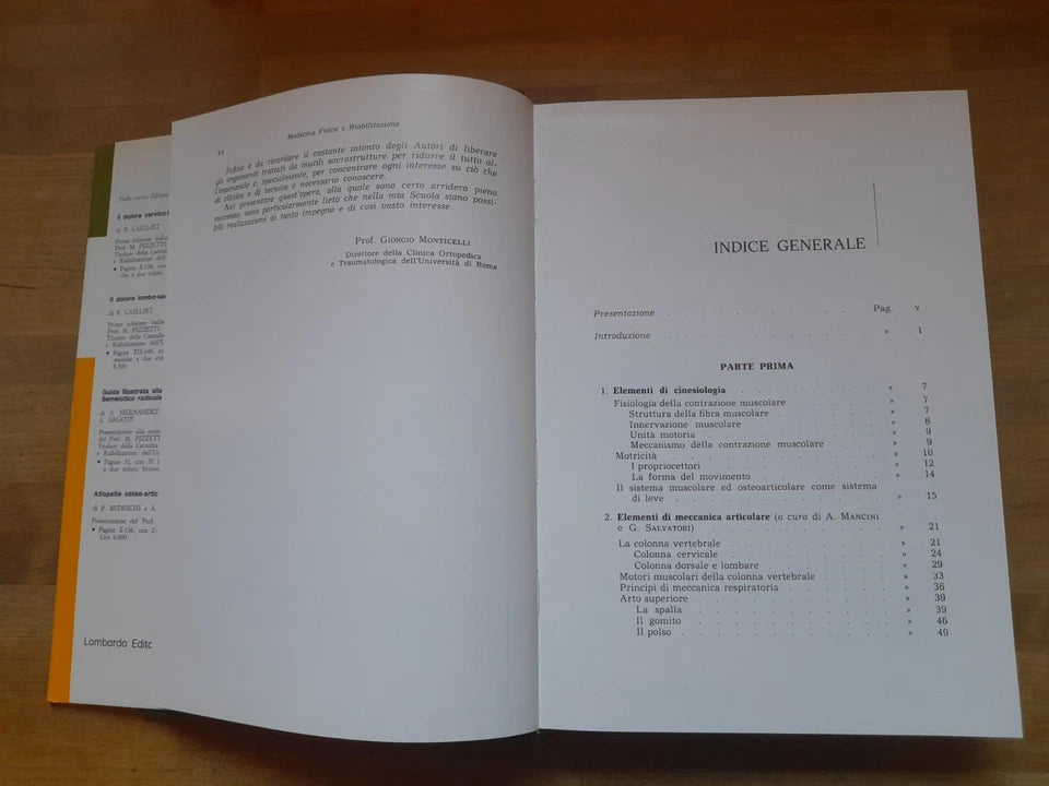 MEDICINA FISICA E RIABILITAZIONE. MARCELLO PEZZETTI - IGNAZIO CARUSO. LOMBARDO EDITORE. 3° EDIZIONE AMPLIATA, 1980.