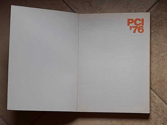 ALMANACCO PCI '76.  AA.VV. FRATELLI SPADA EDITORIALE - ROMA. 1° EDIZIONE 1976.