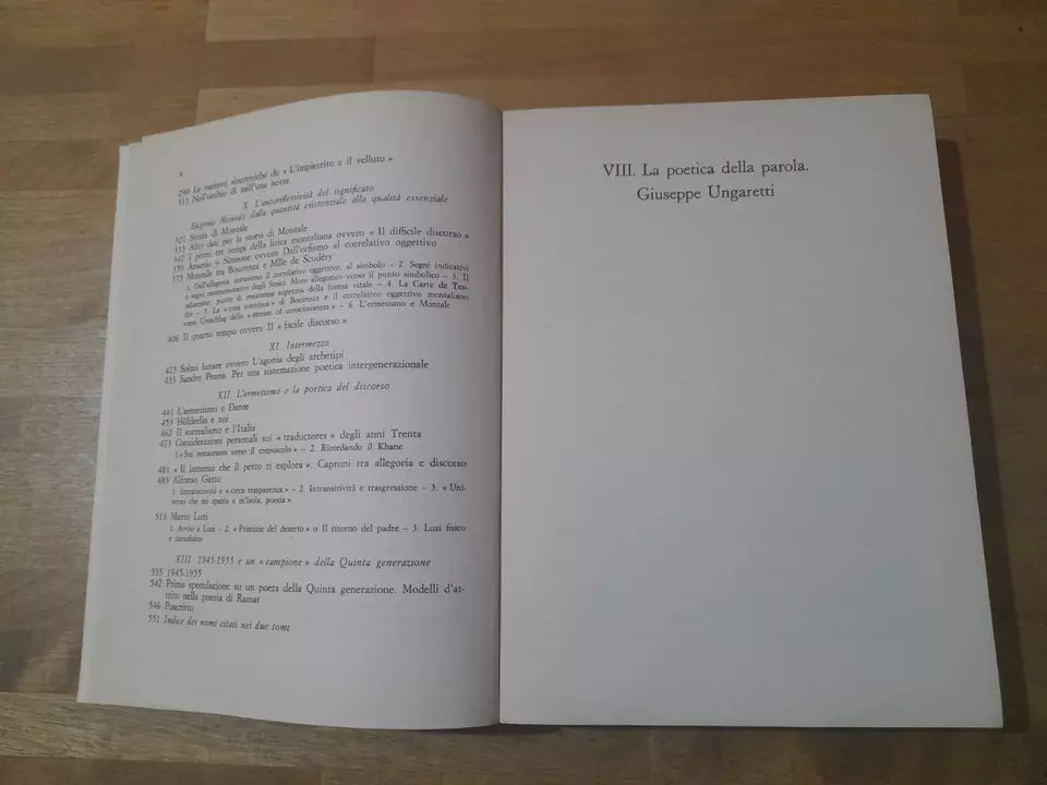 POESIA ITALIANA DEL NOVECENTO. TOMO II. PIERO BIGONGIARI. IL SAGGIATORE EDITORE, 1980. COLLANA: LA CULTURA - SAGGI DI ARTE E DI LETTERATURA 52.