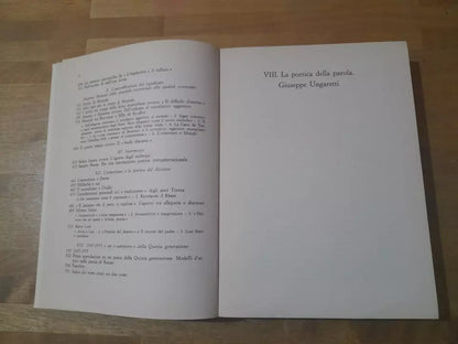 POESIA ITALIANA DEL NOVECENTO. TOMO II. PIERO BIGONGIARI. IL SAGGIATORE EDITORE, 1980. COLLANA: LA CULTURA - SAGGI DI ARTE E DI LETTERATURA 52.