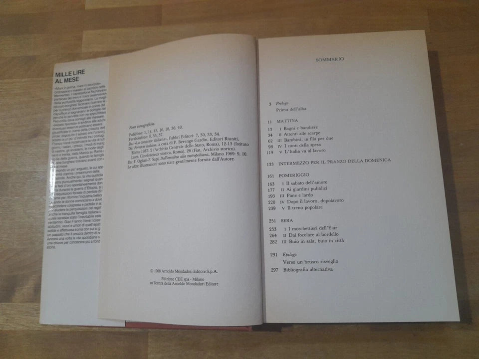 MILLE LIRE AL MESE. GIAN FRANCO VENE'. 6° EDIZIONE CDE SU LICENZA MONDADORI, 1990.