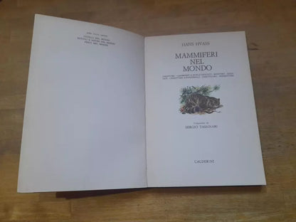 MAMMIFERI NEL MONDO. HANS  HVASS. CALDERINI EDIZIONI. EDIZIONE FUORI COMMERCIO 1976. COLLANA: I LIBRI DELLA NATURA.