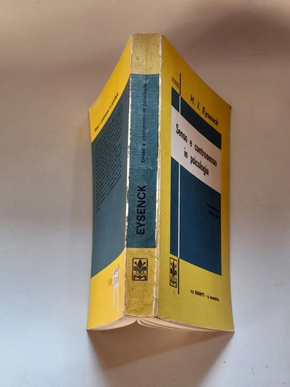 SENSO E CONTROSENSO IN PSICOLOGIA. H.J. EYSENCK. GIUNTI BARBERA EDITORE. 1° RISTAMPA 1972. COLLANA: COLLEZIONE PSICOLOGICA.