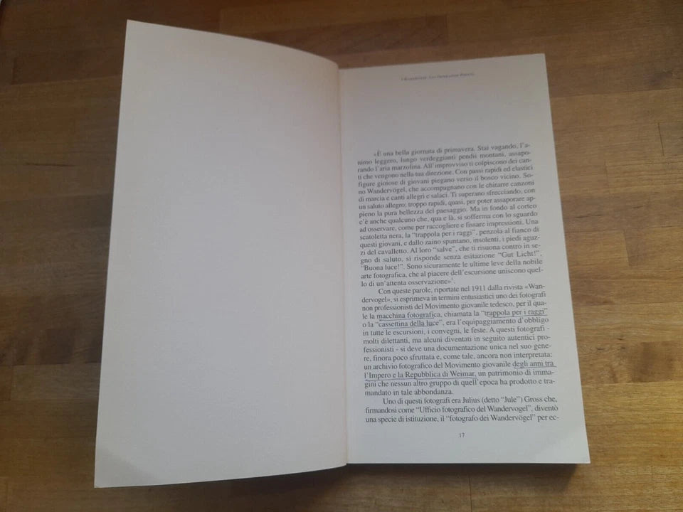 I WANDERVÖGEL: UNA GENERAZIONE PERDUTA. WINFRIED MOGGE. IMMAGINI DI UN MOVIMENTO GIOVANILE NELLA GERMANIA PRENAZISTA. EDIZIONI SOCRATES. 1° EDIZIONE 1999. COLLANA: PAESI, PAROLE.