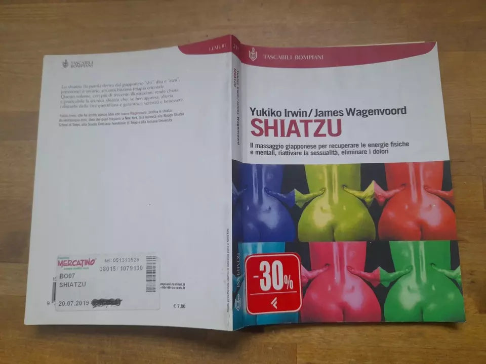 SHIATZU. YUKIKO IRWIN / JAMES WAGENVOORD. BOMPIANI EDITORE. COLLANA: TASCABILI BOMPIANI 257. LEMURI. XIX EDIZIONE 2002.