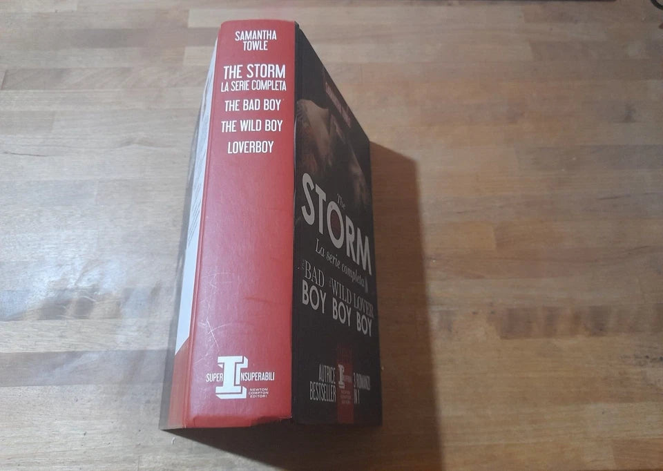 THE STORM. LA SERIE COMPLETA: THE BAD BOY THE WILD BOY THE LOVER BOY. SAMANTHA TOWLE. NEWTON COMPTON EDITORI. RISTAMPA 2018. COLLANA: SUPER INSUPERABILI 118.